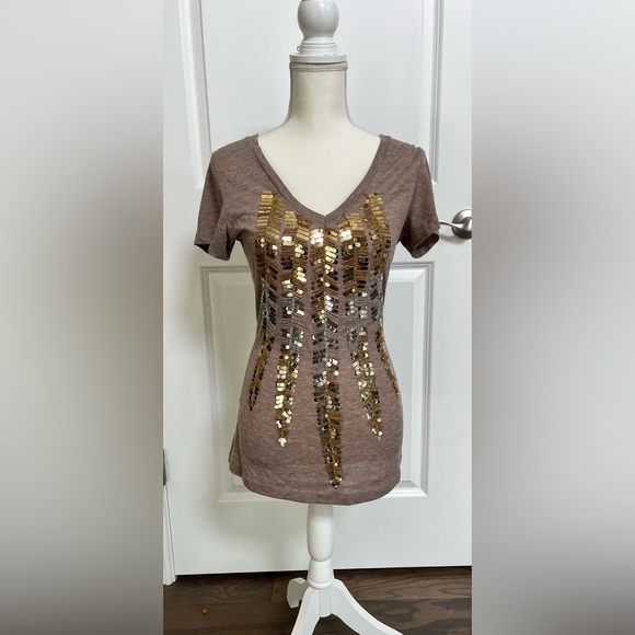 Boston Proper Tops - Boston Proper Sequin Tee